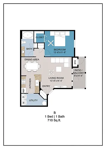 Floor plan Plan B
