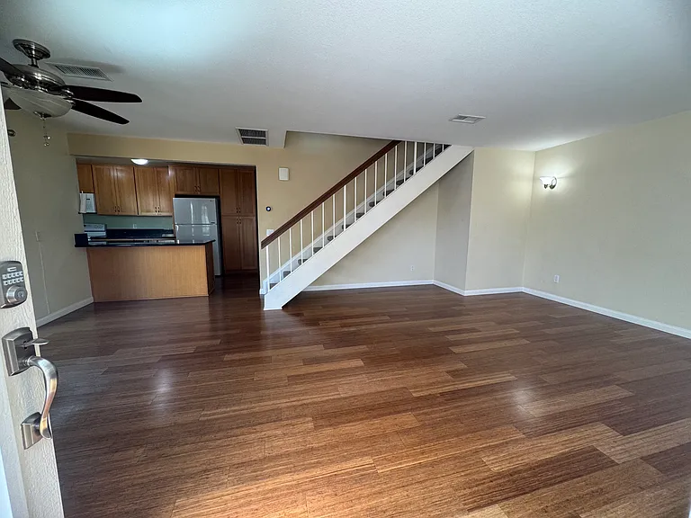 Open, airy layout with no upstairs or downstairs neighbors for peace and privacy