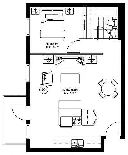 Floor plan 408