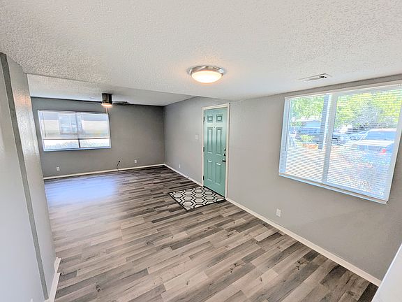 Connected dining area.