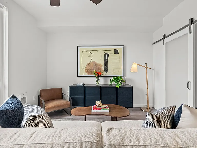 Effortless elegance: Experience spacious living in our open one-bedroom layouts, complete with stylish slider doors for flexible privacy and modern charm. ___