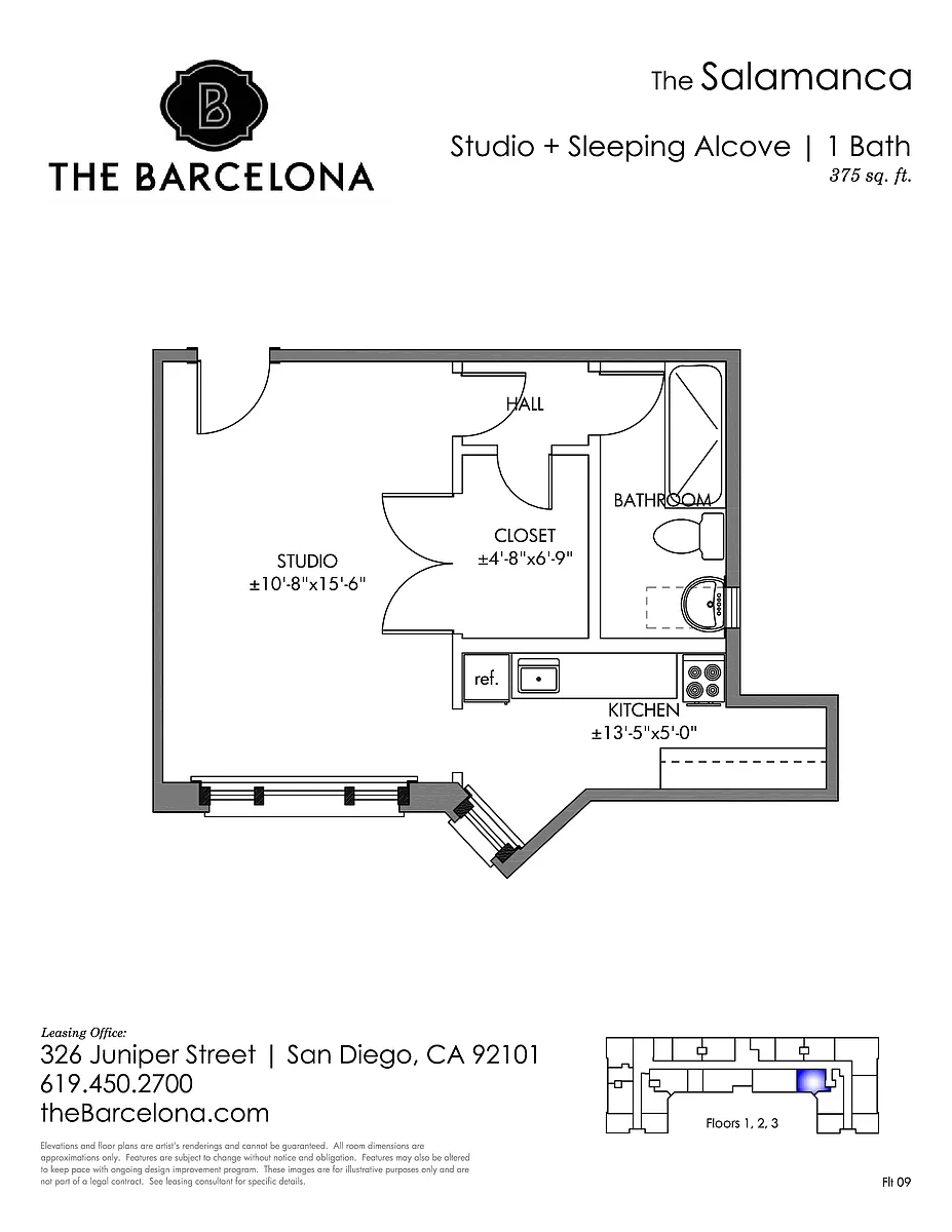 Floor plan Salamanca