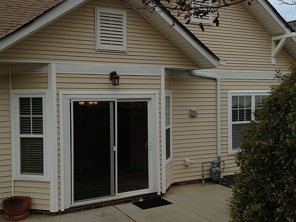 Rear patio