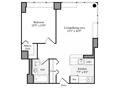Floor plan 604