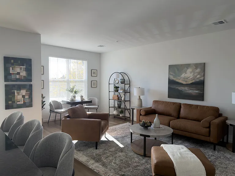 Open floor plans allow plenty of natural light into living spacious living areas.