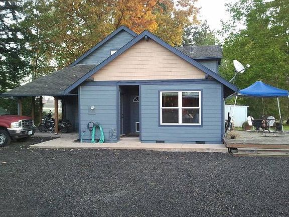 SW side of house