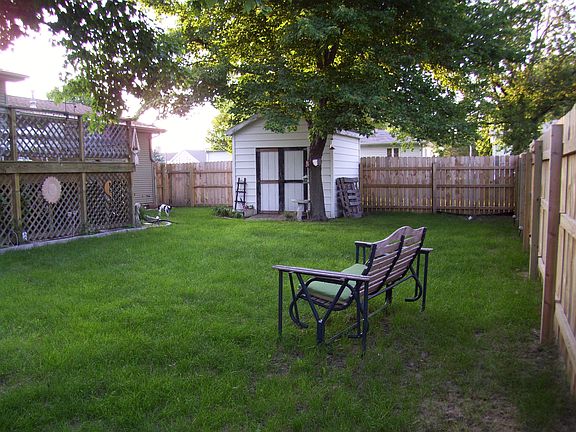 Fenced Backyard Area