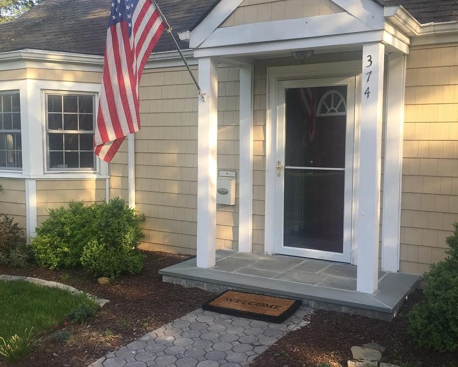 Blue Stone Front Step