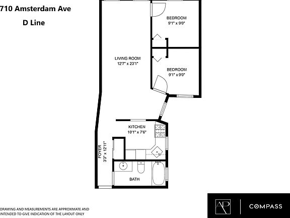 2nd image of 710 Amsterdam Ave APT 2D