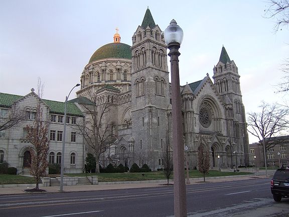 Basilica across the street