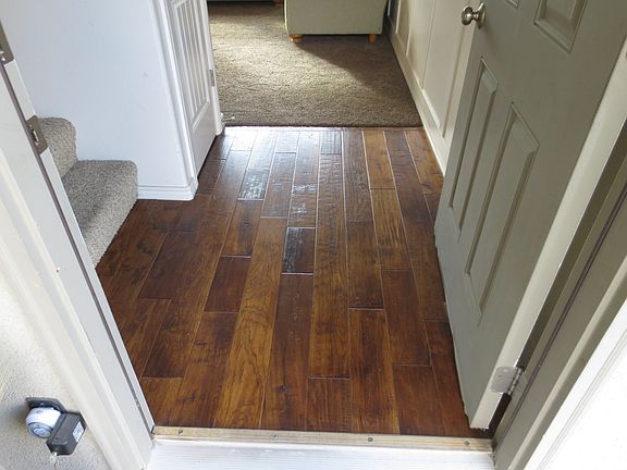 Hard wood entry way