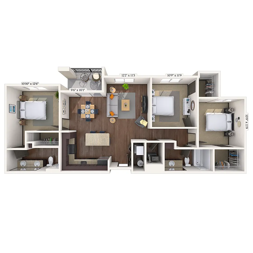 Floor plan The Picasso