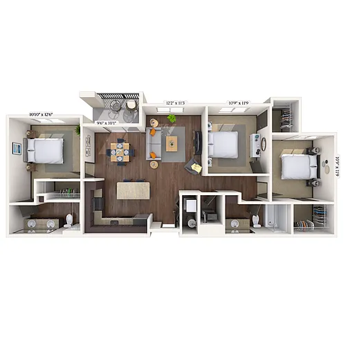Floor plan The Picasso