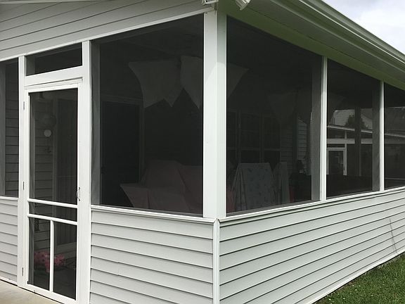 Screened in porch addition