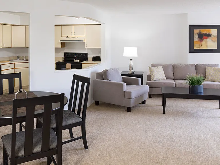 Open layouts with spacious kitchens