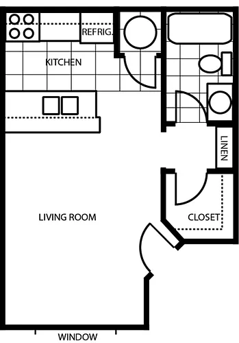 Floor plan Studio