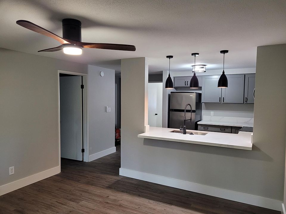 Kitchen view from living room