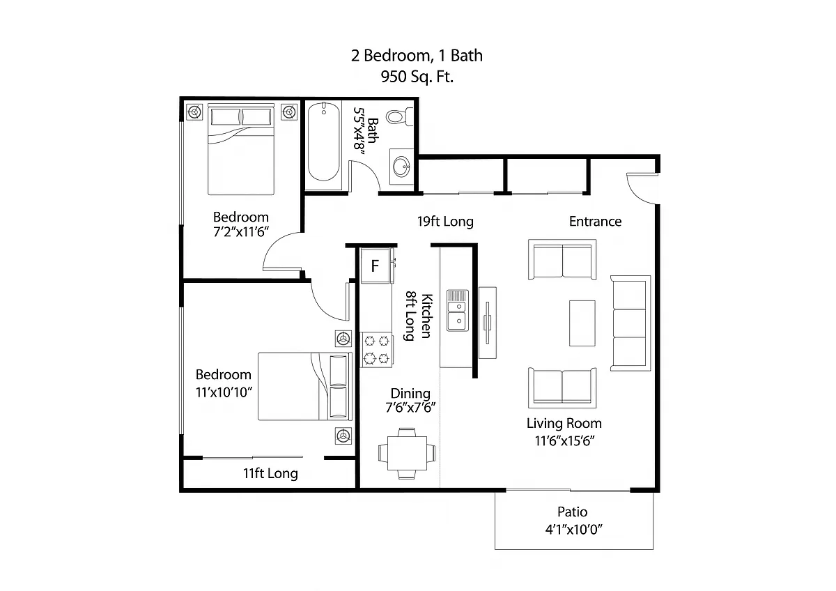 Floor plan B1R