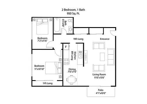Floor plan B1R