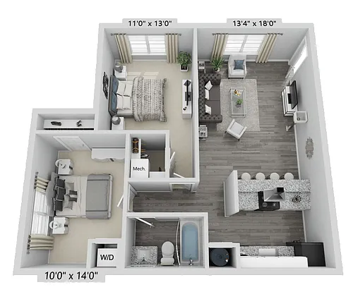 Floor plan B1