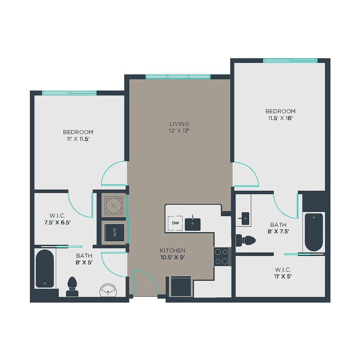 Floor plan 2A