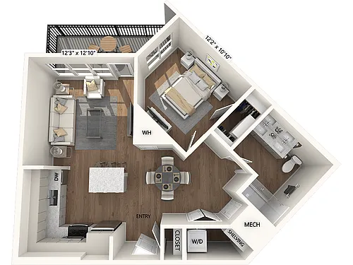 Floor plan AM12.1-Base Collection
