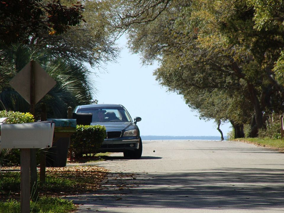 Ocean view from diveway