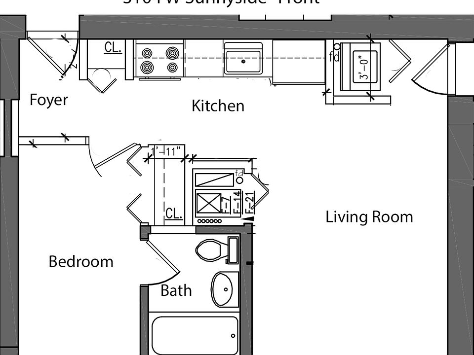 1st image of 3108-10 W Sunnyside Ave #3R
