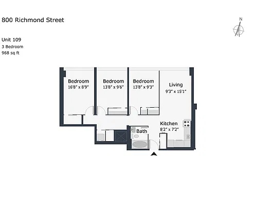 Floor plan 50009B-109