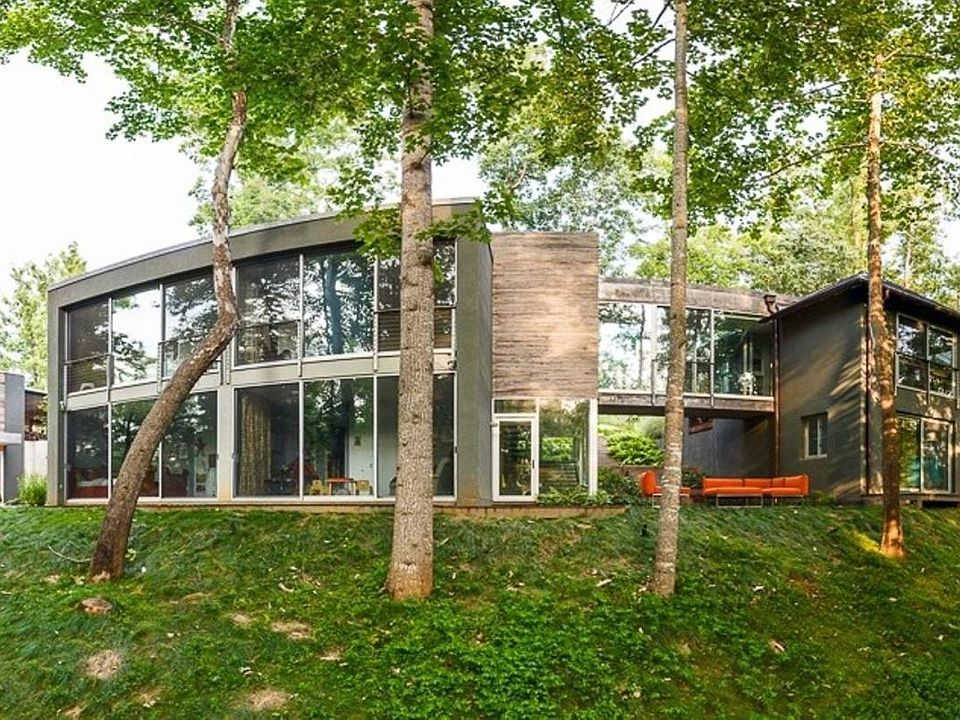 east wing from the back of the property