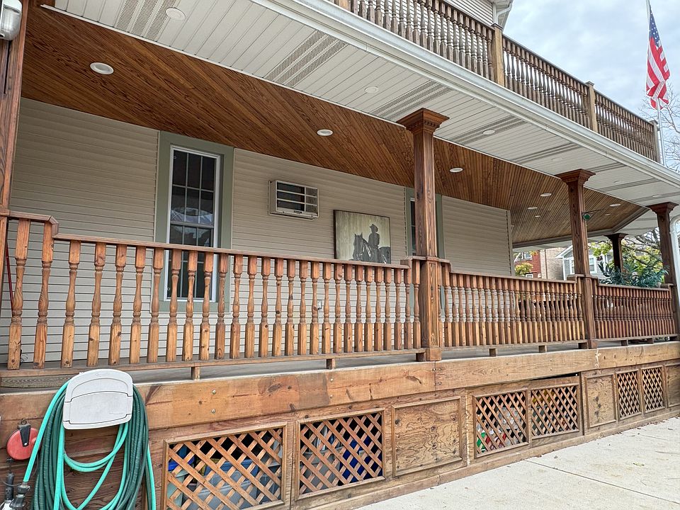 French door off kitchen leading to outdoor private porch area