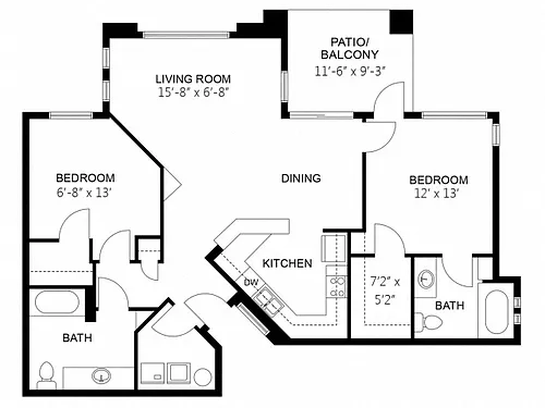 Floor plan B2
