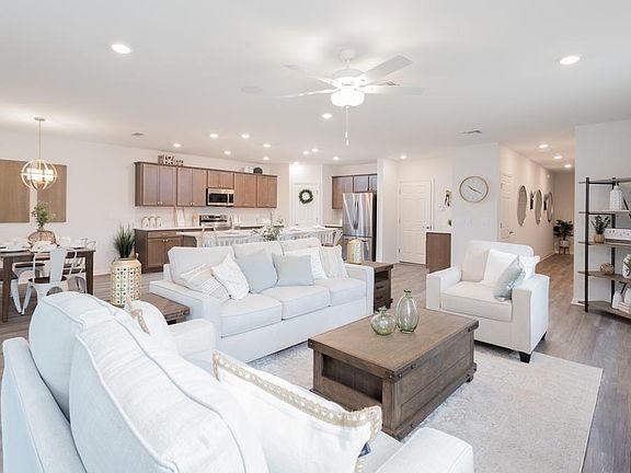 Homes at Ridgewood South include welcoming open-concept living space - Wesley ll home plan by Highla