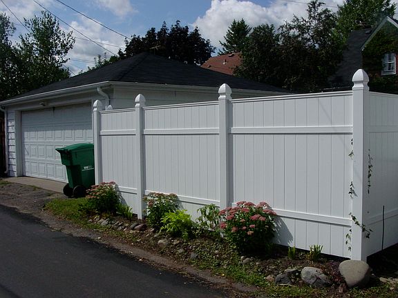 Garage & Fence from Alley