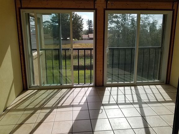 Enclosed, screened balcony