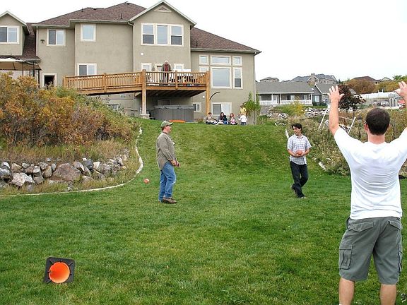 view from backyard