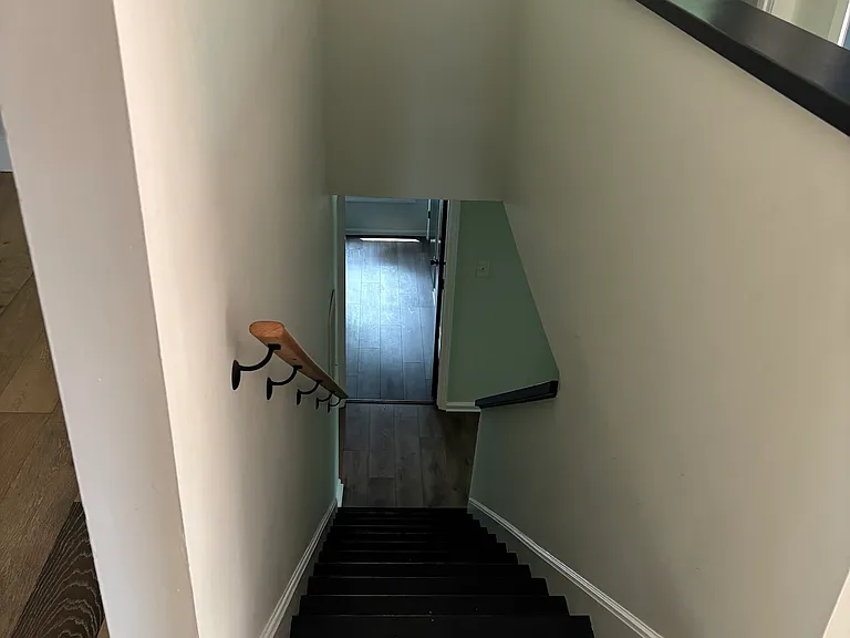 Stairs to walkout basement
