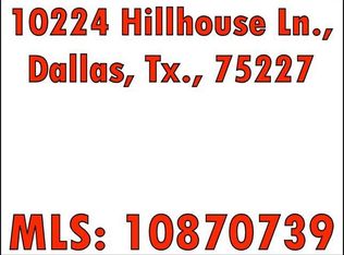 10224 Hillhouse Ln, Dallas, TX 75227