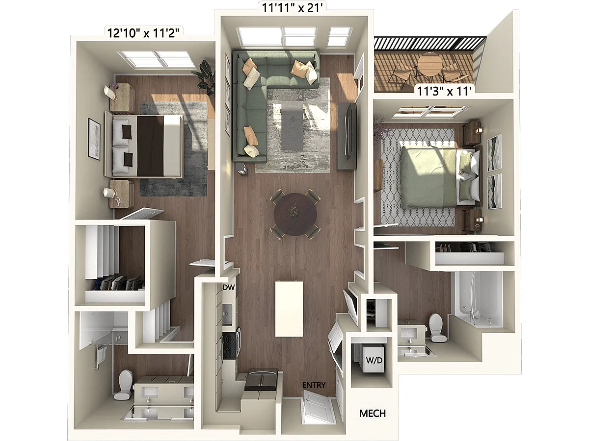 Floor plan B1-1068-2
