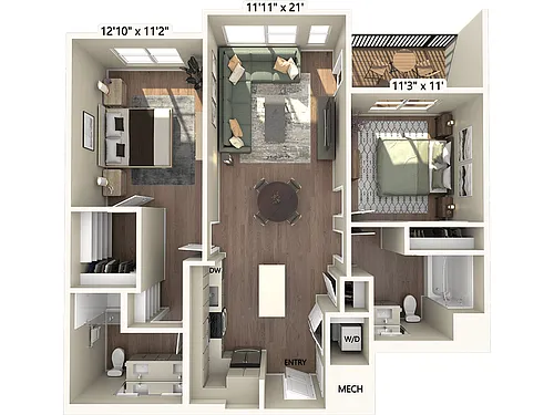 Floor plan B1-1068-2