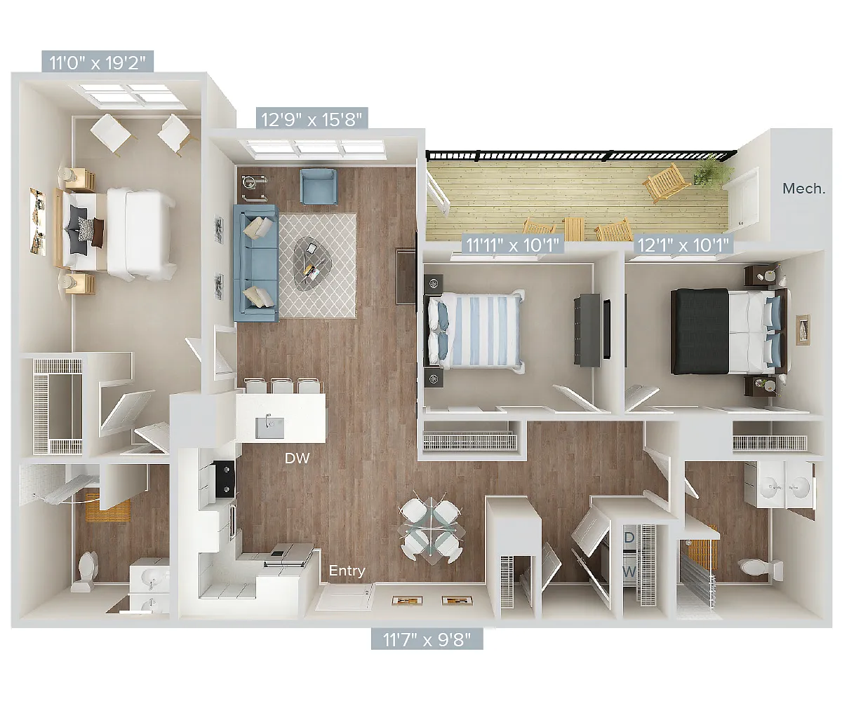 Floor plan CM1-HP