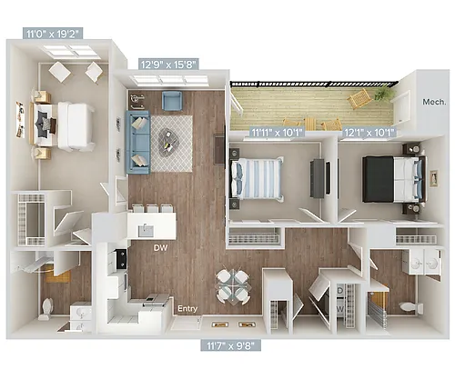 Floor plan CM1-HP