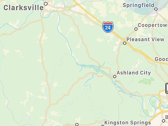 Location to Clarksville, Tn