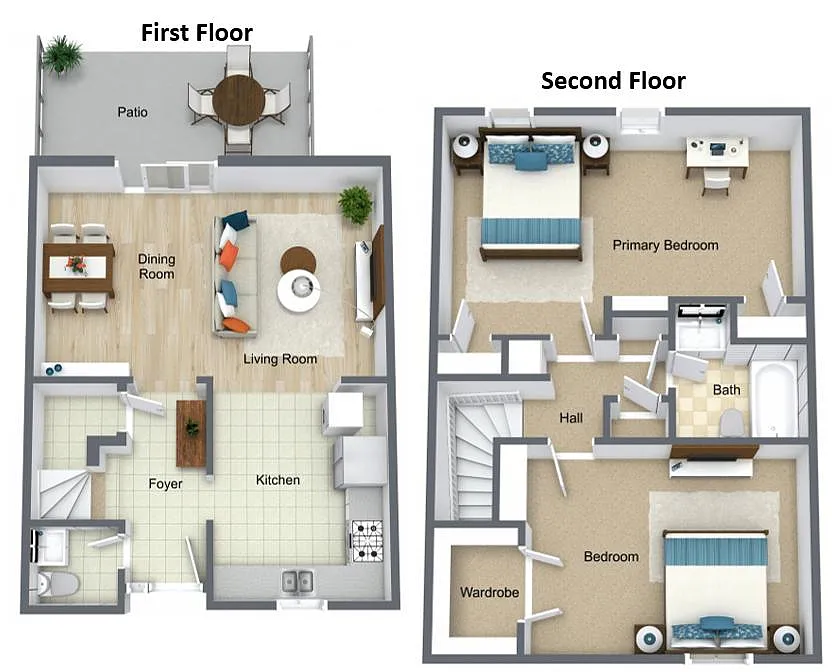 Floor plan The Chatham-Renovated