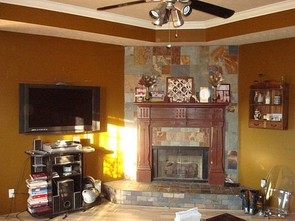 Slate Gas Fireplace