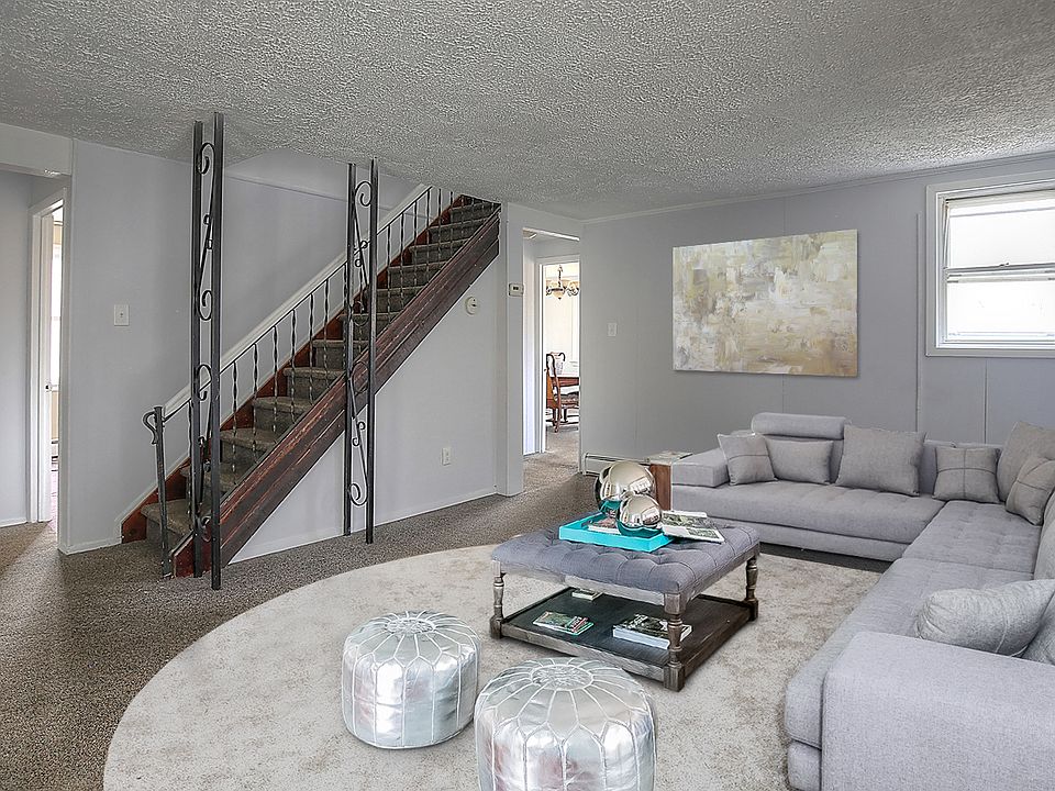 living Room virtually staged
