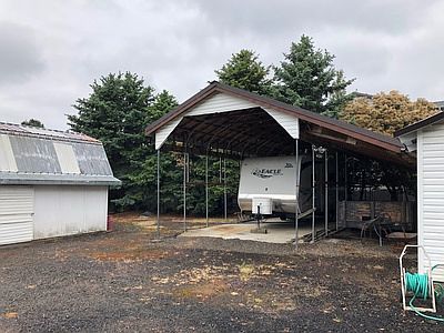 Covered RV painting