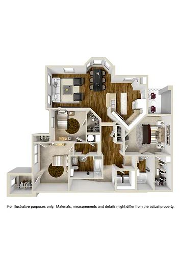 Floor plan The Benton