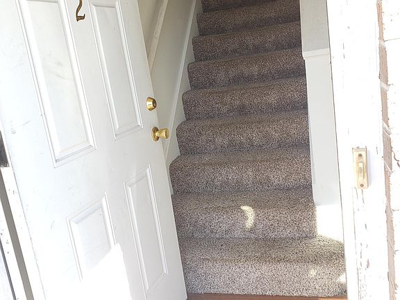 Foyer and stairs to bedrooms