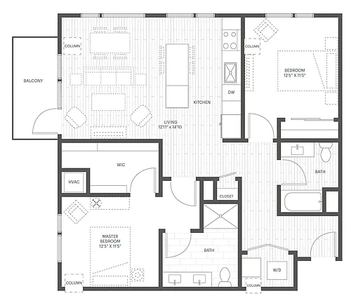 Floor plan B1T